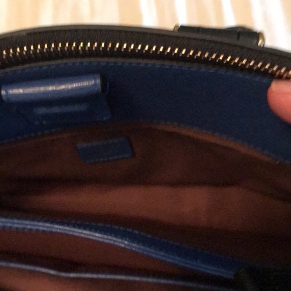 Ralph Lauren blue and black satchel - Picture 5 of 6